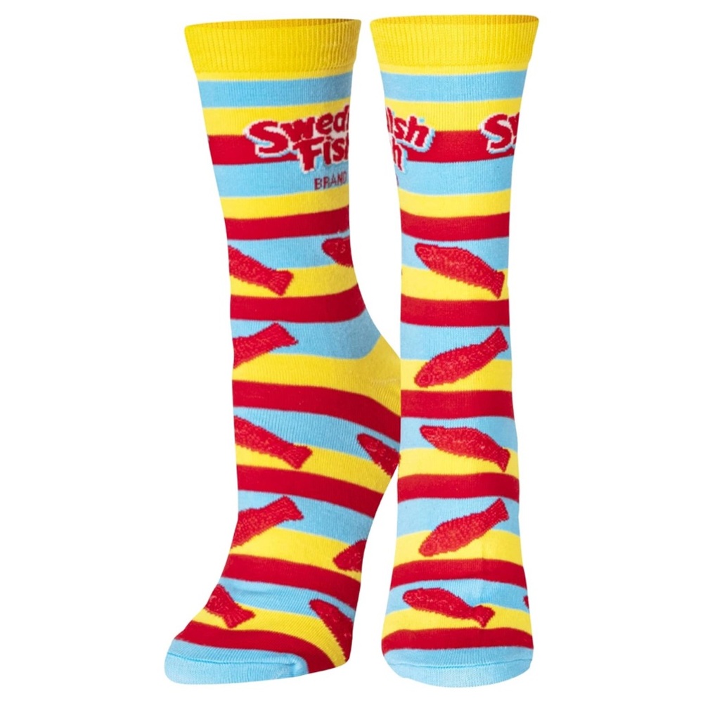 NWOT Crazy Socks Swedish fish socks